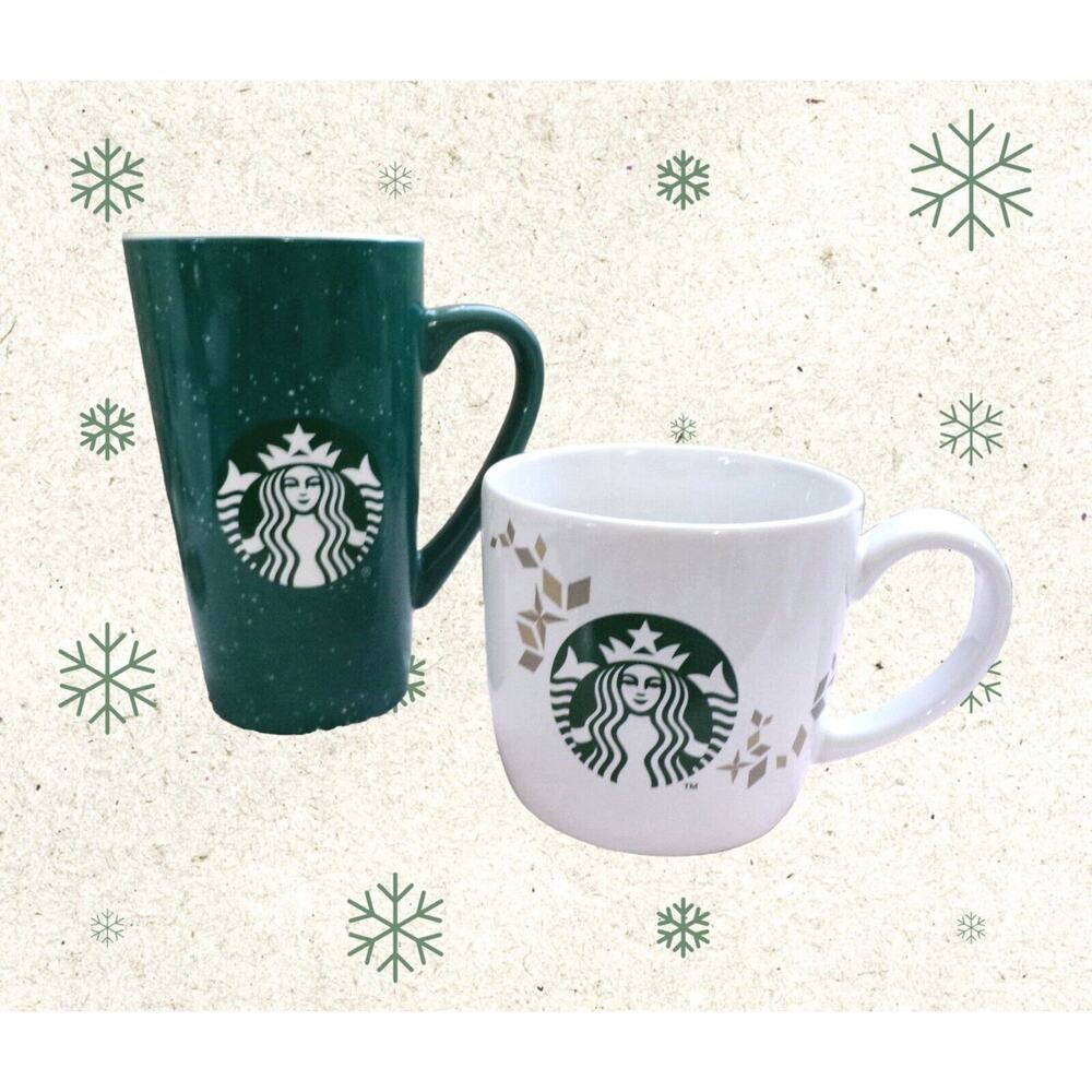 Starbucks Mugs Holiday Collection 2013 & 2020 Microwave Dishwasher Safe - Picture 2 of 4
